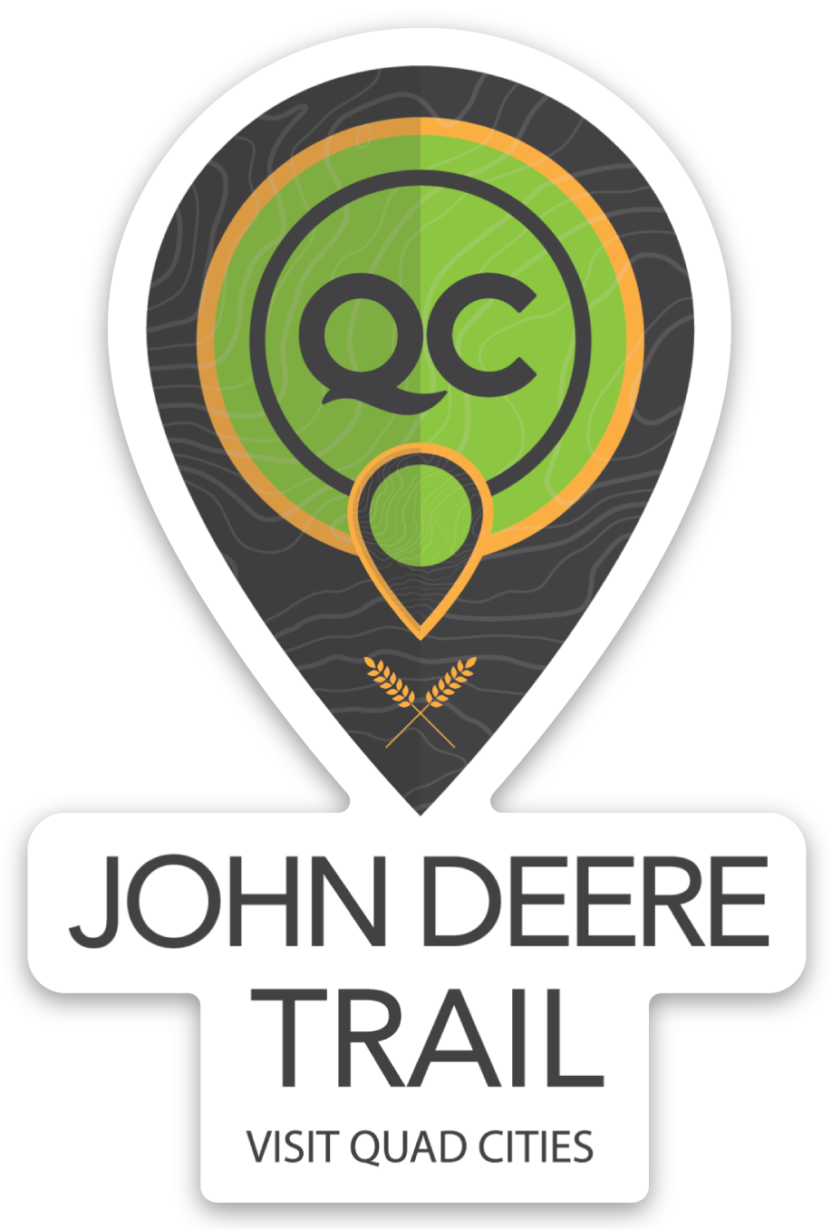 John Deere Trail Sticker