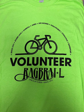RAGBRAI Volunteer T-Shirt
