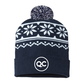 Snowflake Pom Beanie