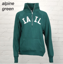 Load image into Gallery viewer, IA | IL 1/2 Zip Sweatshirt