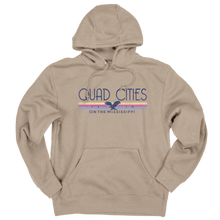 Load image into Gallery viewer, Hooded Quad Cities Eagle Sweatshirt