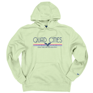 Hooded Quad Cities Eagle Sweatshirt