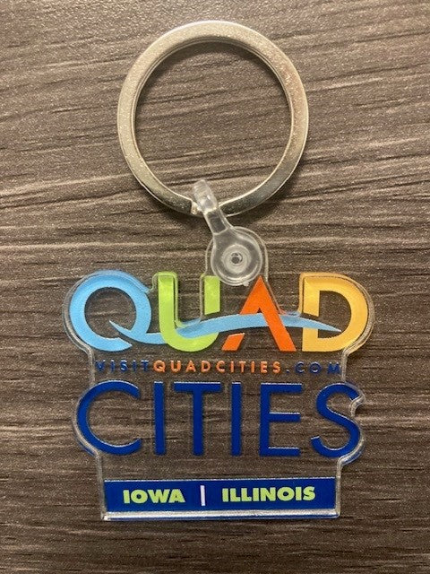 Visit Quad Cities Key Chain