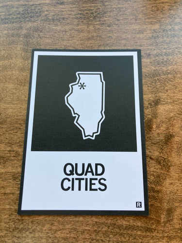 Quad Cities, Illinois postcard