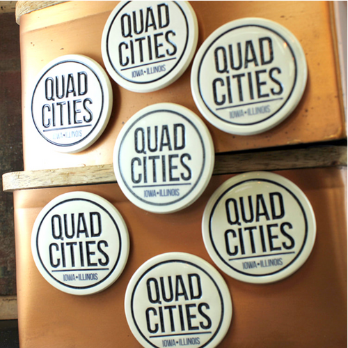 Quad Cities Ceramic Magnet