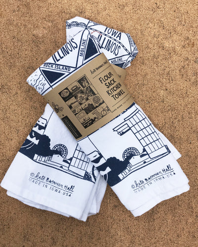 Quad Cities Dish/Tea Towel
