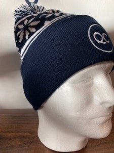 Snowflake Pom Beanie